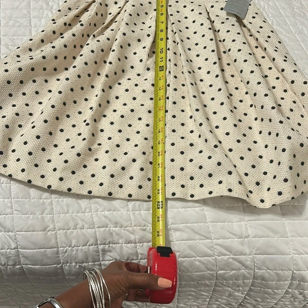 NWT Harper Rose Fit & Flare Dress | Metallic Gold & Black Polka Dot | Size 8 - Picture 12 of 12